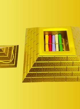 速发金字塔寻龙尺摆件深海石收集发生器千博福塔仓房桌型办公室模