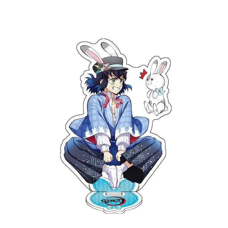 鬼灭之刃兔年套装大立牌透卡徽章三件套善逸炭治郎富冈义勇蝴蝶忍,淘宝优惠券,粉丝福利购,淘宝优惠卷