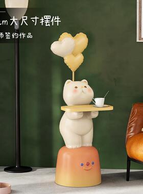 可爱猫落地灯摆件大型创意沙发旁边几客厅家居装饰品乔迁新居礼品