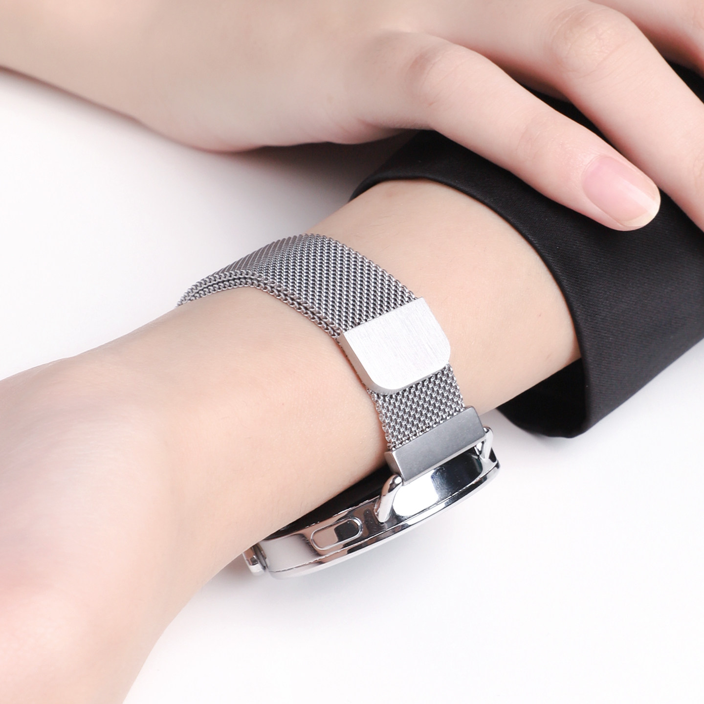 适用于小米Watch S4手表带米兰磁吸腕带S3/S2/S1智能运动S4 Sport替换带男女41MM通用Color2新款金属透气配件,淘宝优惠券,粉丝福利购,淘宝优惠卷