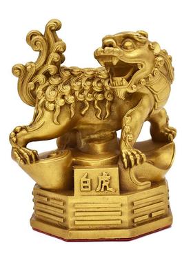 纯黄铜四神兽摆件一套青龙白虎朱雀玄武四方神圣兽铜龙铜虎工艺礼