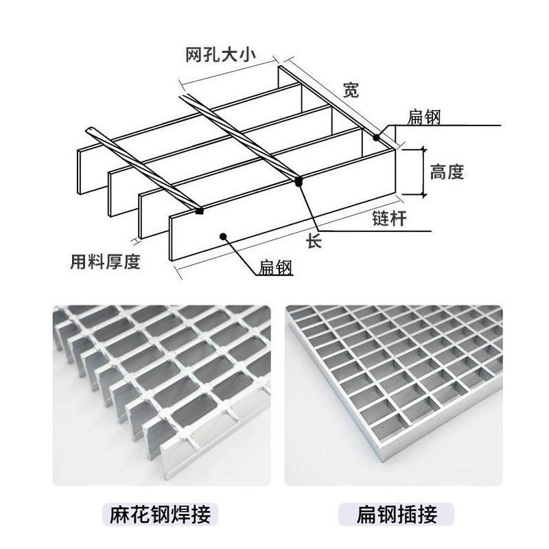 镀锌钢格栅热浸镀锌钢格板不锈钢格栅板平台走道楼梯踏步板沟盖板,淘宝优惠券,粉丝福利购,淘宝优惠卷