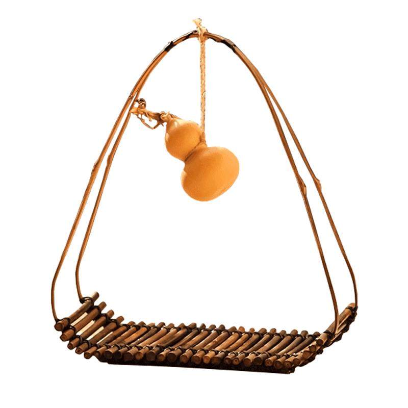 手工竹排葫芦饰品自然桌面装饰茶点托盘小吃托盘碟子杯垫香炉基地,淘宝优惠券,粉丝福利购,淘宝优惠卷