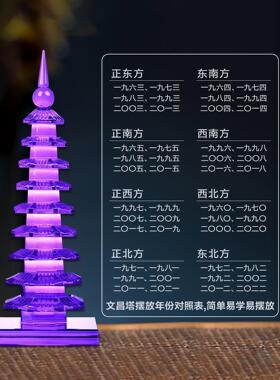 天然水晶文昌学生大厦9楼13楼装饰品9楼13楼白黑绿蓝紫
