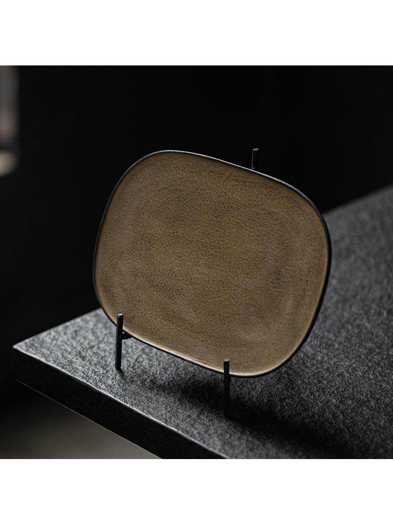 铁艺盘架 书架 餐盘支架  手工铁艺简约陶瓷盘架摆件置物架,淘宝优惠券,粉丝福利购,淘宝优惠卷