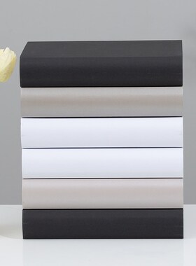 速发简约厅书摆件办公架装饰纯色模型道具书餐假书区新中式书