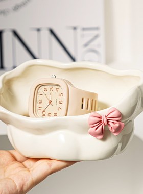 速发云朵收纳摆件入户柜鞋玄收收纳客厅可爱桌面关纳盒家居装饰