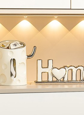 速发玄关收纳摆件鞋匙锁柜入户门口进门轻盒客厅高档纸巾奢装饰品