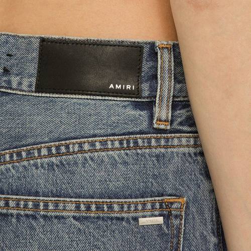 Amiri 女士 SS24 牛仔长裤 logo标识工装牛仔长裤 - 图3