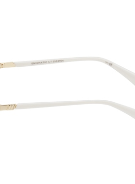 Le Specs 女款金色 & 白色 Enigmatic 太阳镜 迷衣时尚