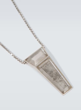 Rick Owens瑞克欧文斯 男款Trunk 水晶吊饰吊坠项链 迷衣时尚