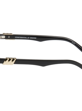 Le Specs 女款黑色 Confidential 太阳镜 迷衣时尚