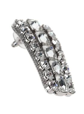 Self-Portrait 女士 FW25 配饰 'Multi Crystal' 耳环