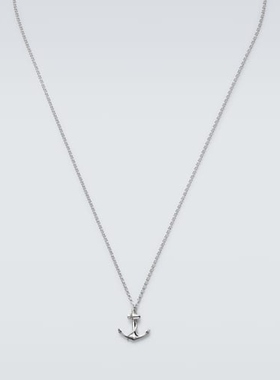 Mateo 男款船锚转锁小号纯银链条项链 迷衣时尚