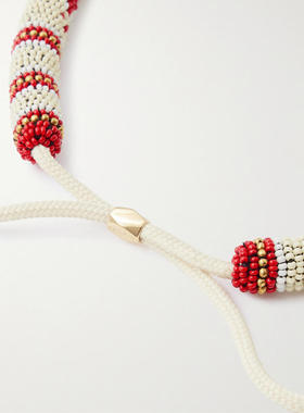 isabel marant 女士 SS26 项链/吊坠 Nina 珠饰玻璃绳子项链