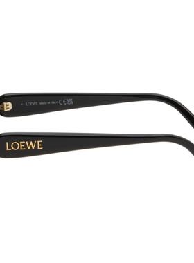 Loewe 男士 太阳镜 黑色 Rectangular Slim 太阳镜