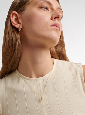 STONE AND STRAND 女款Droplet 10kt 金色项链 迷衣时尚