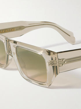 Cutler and Gross 男士 FW25 太阳镜 D形框醋纤太阳眼镜