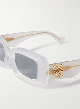 Loewe 男士 SS26 太阳镜 Anagram 矩形框醋纤太阳眼镜