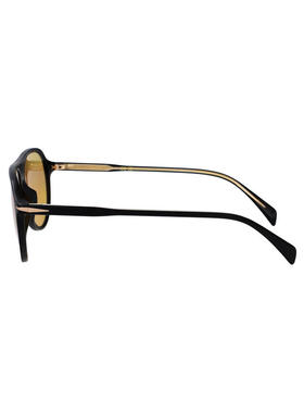 EYEWEAR by DAVID BECKHAM 男士 太阳镜 哑光黑色醋纤太阳眼镜