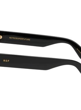 Retrosuperfuture 男士 太阳镜 黑色 Ra 太阳镜