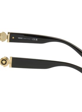 VERSACE范思哲 男士 太阳镜 黑色 Vintage Icon Pilot 太阳镜