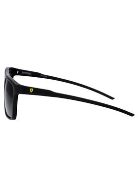 Scuderia Ferrari 女士 SS25 太阳镜 INJECTED 哑光黑色太阳眼镜