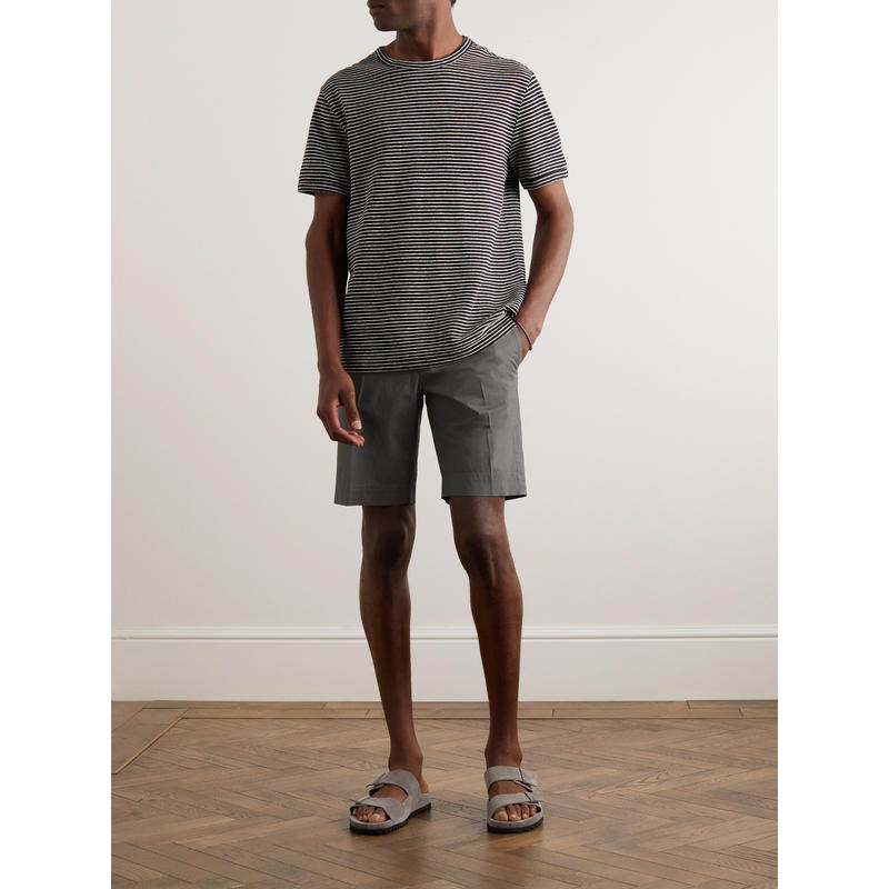 Incotex 男士 FW23 短裤 修身弹力棉质府绸百慕大短裤,淘宝优惠券,粉丝福利购,淘宝优惠卷