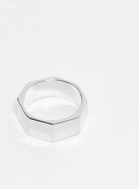 FADED FUTURE 男士 戒指 Future 褪色菱角戒指(银色)