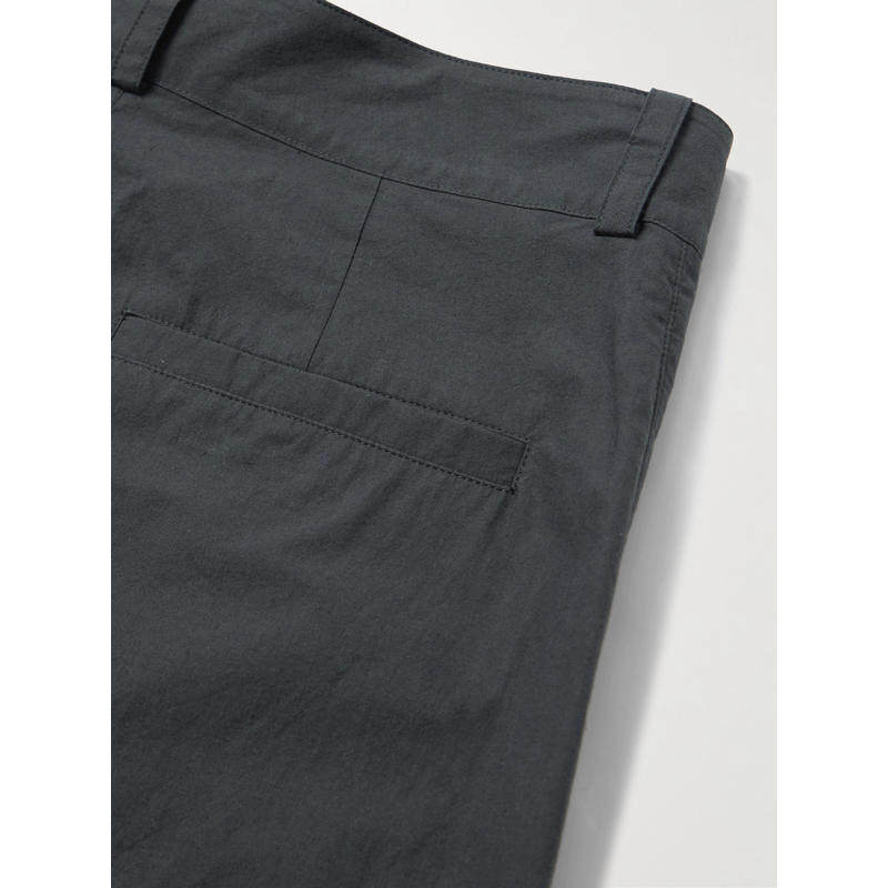 Studio Nicholson 男士 FW25 长裤 Mura 直筒棉质府绸裤子 - 图3