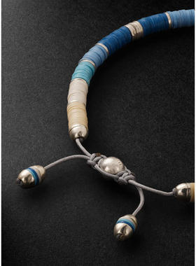 MAOR 男士 手链 Rizon Vinyl 纯银银色,绳子手链