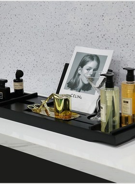 样板房卫生间软装摆件浴缸架浴室陈列乳液香薰收纳架软装饰品