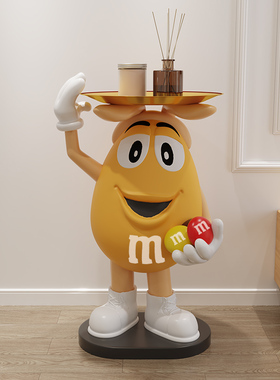 mm豆人客厅电视柜沙发旁边大型床头落地装饰品开业搬家送礼物摆件