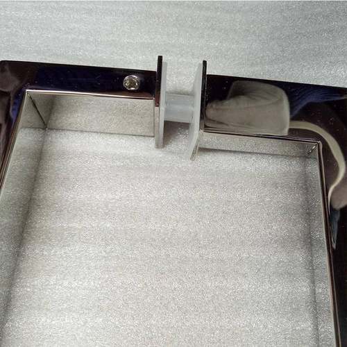 现代简约304不锈钢门拉手加厚方管沐浴房玻璃门把手 - 图2