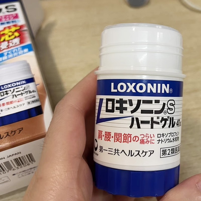 【日本直邮 产地溯源】第 一三共LOXONIN乐松小蓝帽止痛棒无香料