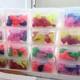 Building block pellet finishing box parts transparent storage box