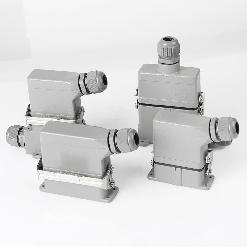 小型16A重型连接器矩形Hdc-Ha-10芯16芯32芯工业防水航空插头和插 - 图3