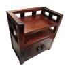 Solid wood sideboard, new Chinese style tea side cabinet, tea cabinet, corner table, storage cabinet, tea set storage rack, removable