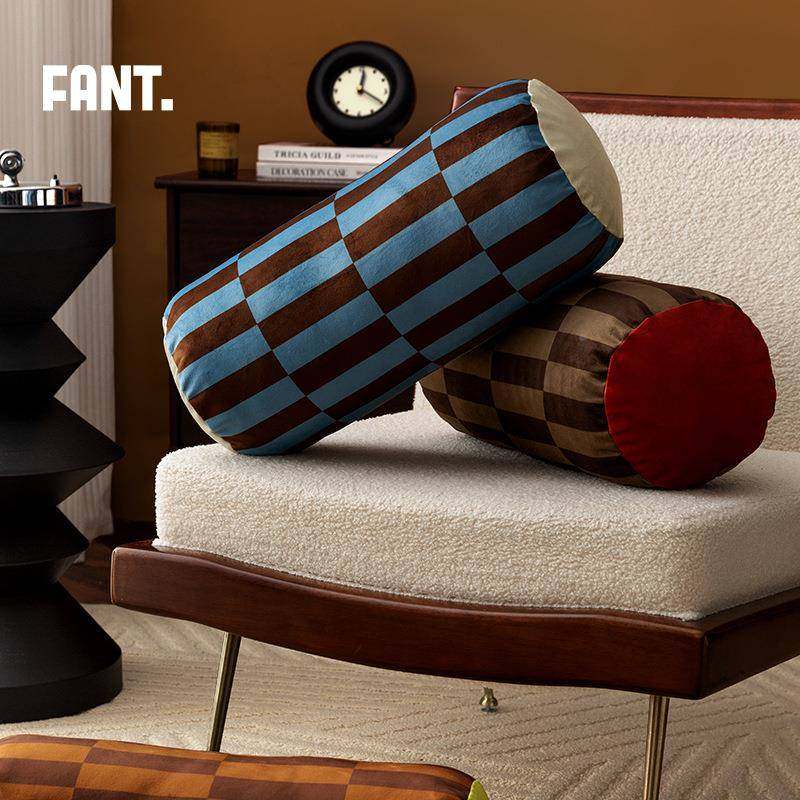 午后柏林沙FS758111圆古风发抱枕柱长条扶手枕感多巴胺床中头靠枕,淘宝优惠券,粉丝福利购,淘宝优惠卷