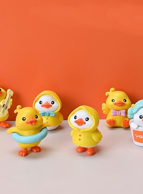 可爱卡通办公室桌面电脑趴趴小摆件屏幕显示器工位装饰品治愈解压