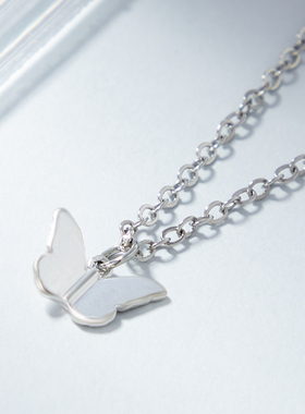 爆款春蝶舞项链女蝴蝶颈链礼物