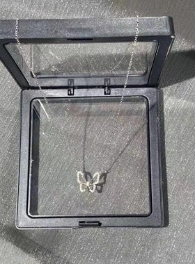 蝴蝶闪钻项链女轻奢高级ins