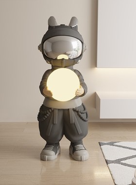 乔迁新居礼品送朋友太空人电视墙创意实用上档次大型落地摆件艺术