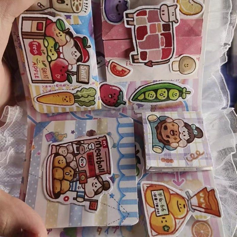 中学生自制巨型纯肉球机关豆豆本带花边【9乘9】6页1-5天内发货,淘宝优惠券,粉丝福利购,淘宝优惠卷