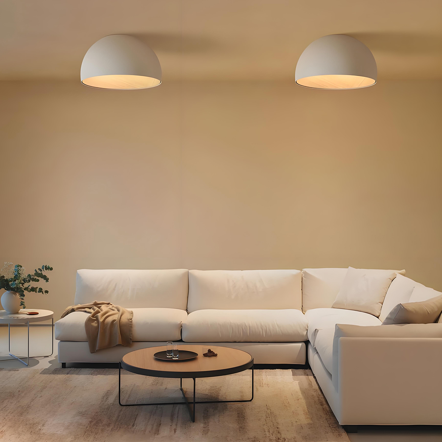 西班牙设计师北欧简约圆形吸顶灯后现代客厅卧室护眼儿童房书房灯 - 图3