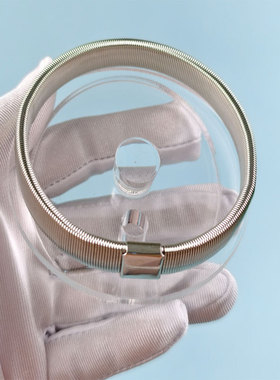 金属弹簧手镯可调防滑男女通用