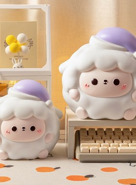 十二生肖小羊存钱罐儿童男女孩2024新款只进不出摔不烂储蓄钱罐