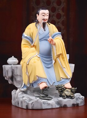 速发陶瓷摆件《真武大像黄韵彩》玄武玄天上家用神像供奉