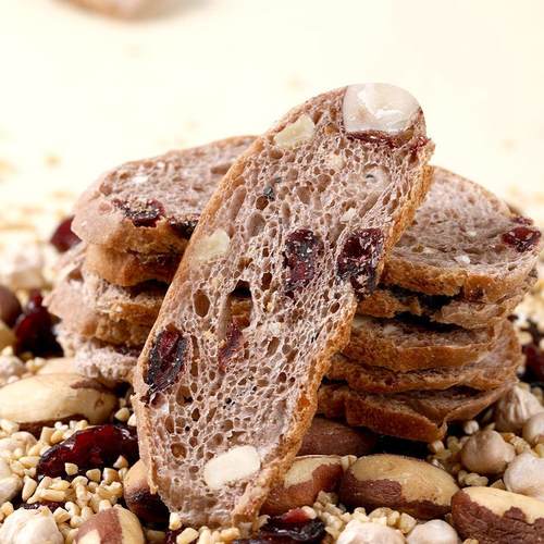 山姆会员店代购烧菓坊高纤黑麦多谷物面包脆 - 图1