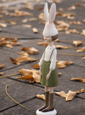 轻奢创意女孩摆件客厅电视柜玄关办公桌装饰品结婚布置乔迁礼物